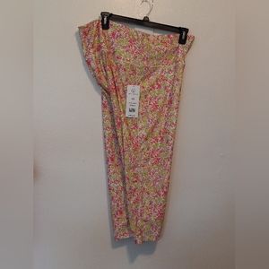 VOGO Athletica Ditsy Floral Cropped Yoga Leggings Activewear